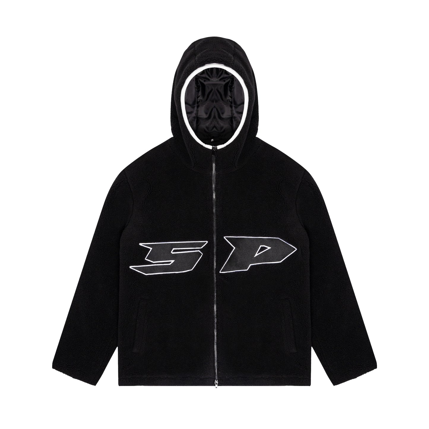 BLACK HEAVYWEIGHT SHERPA JACKET