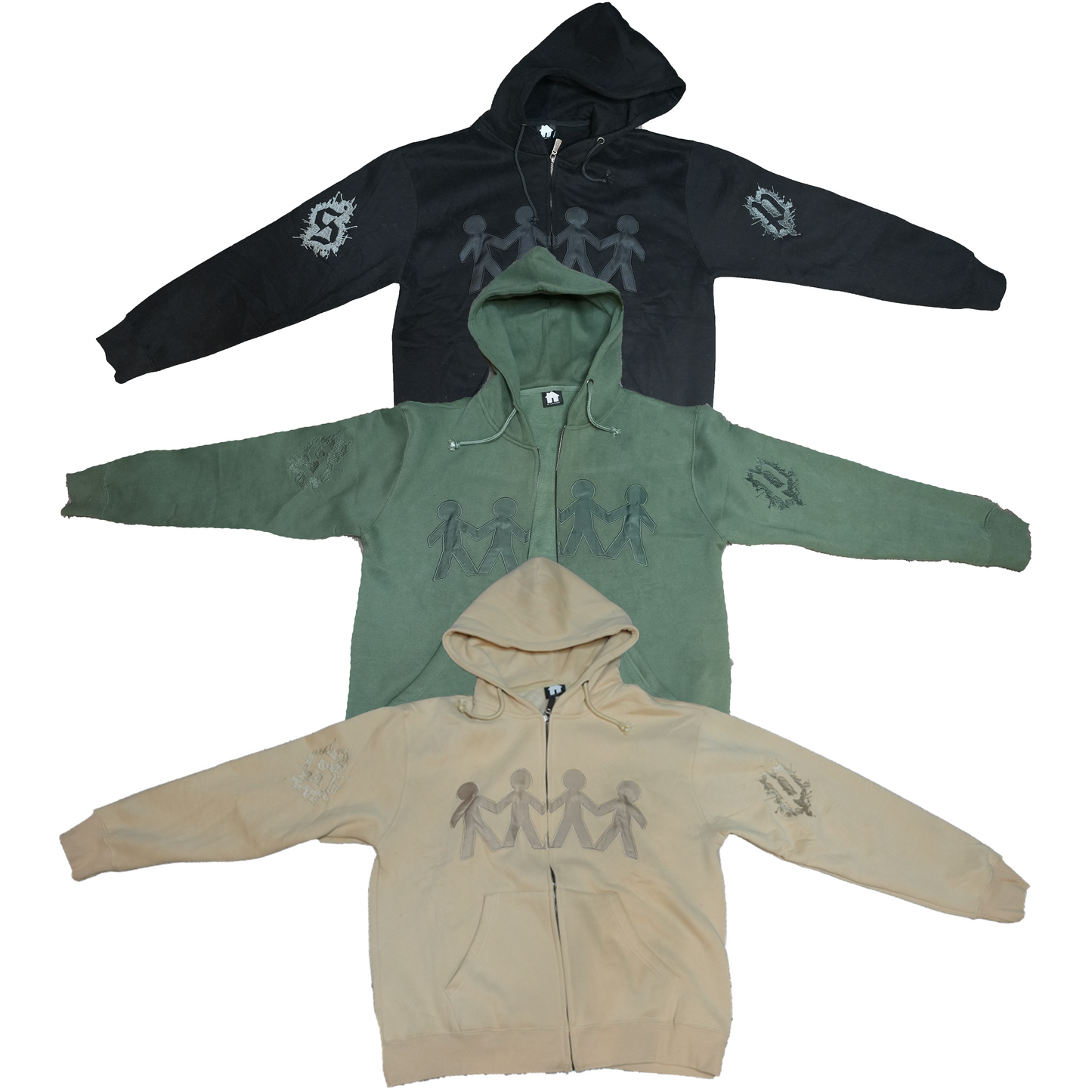 PEOPLE SILK LOGO ZIPUPS