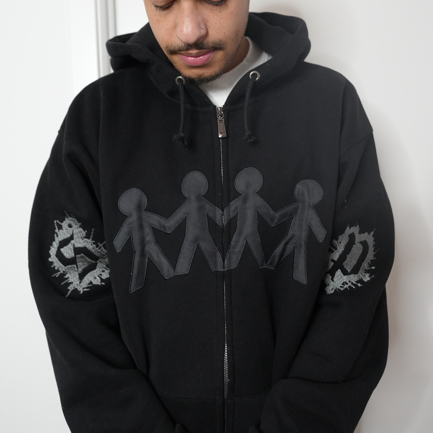 PEOPLE SILK LOGO ZIPUPS